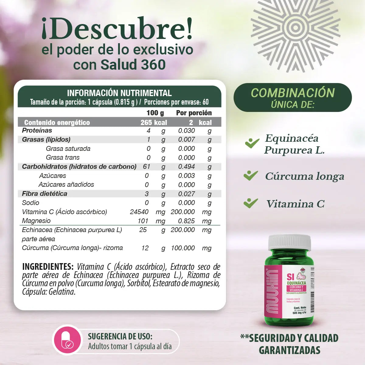 Muukiin SI con Equinacea y Cúrcuma (3por2) Muukiin