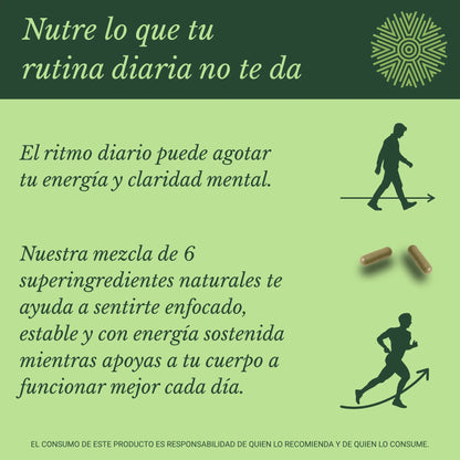 Muukiin Goal suplemento Matcha y Alga Espirulina Muukiin
