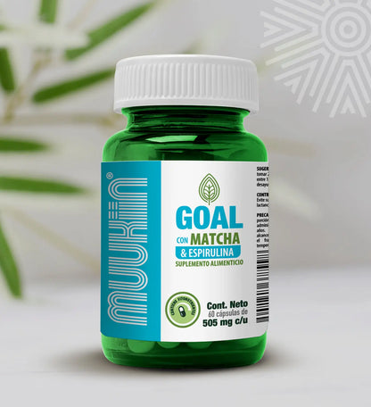 Muukiin Goal con Matcha y Alga Espirulina Muukiin